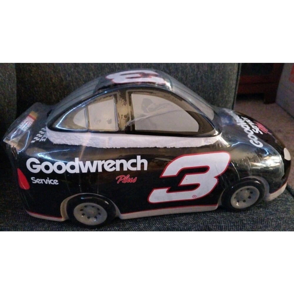 Vintage NASCAR Dale Earnhardt Sr #3 Goodwrench Car Cookie Jar Ceramic New